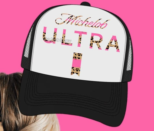 Michelob Ultra Hat Patch DTF or Sublimation