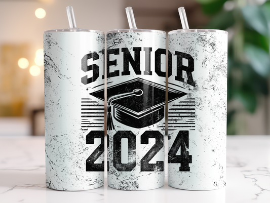 Senior 2024 Black Transfer or Finished Cup