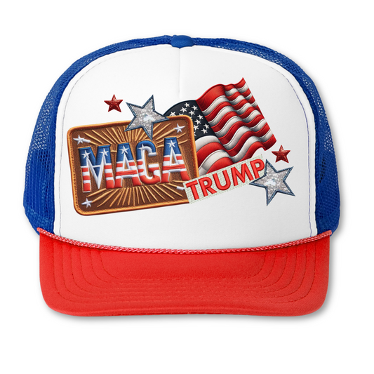 Maga Trump Hat Patch DTF or Sublimation