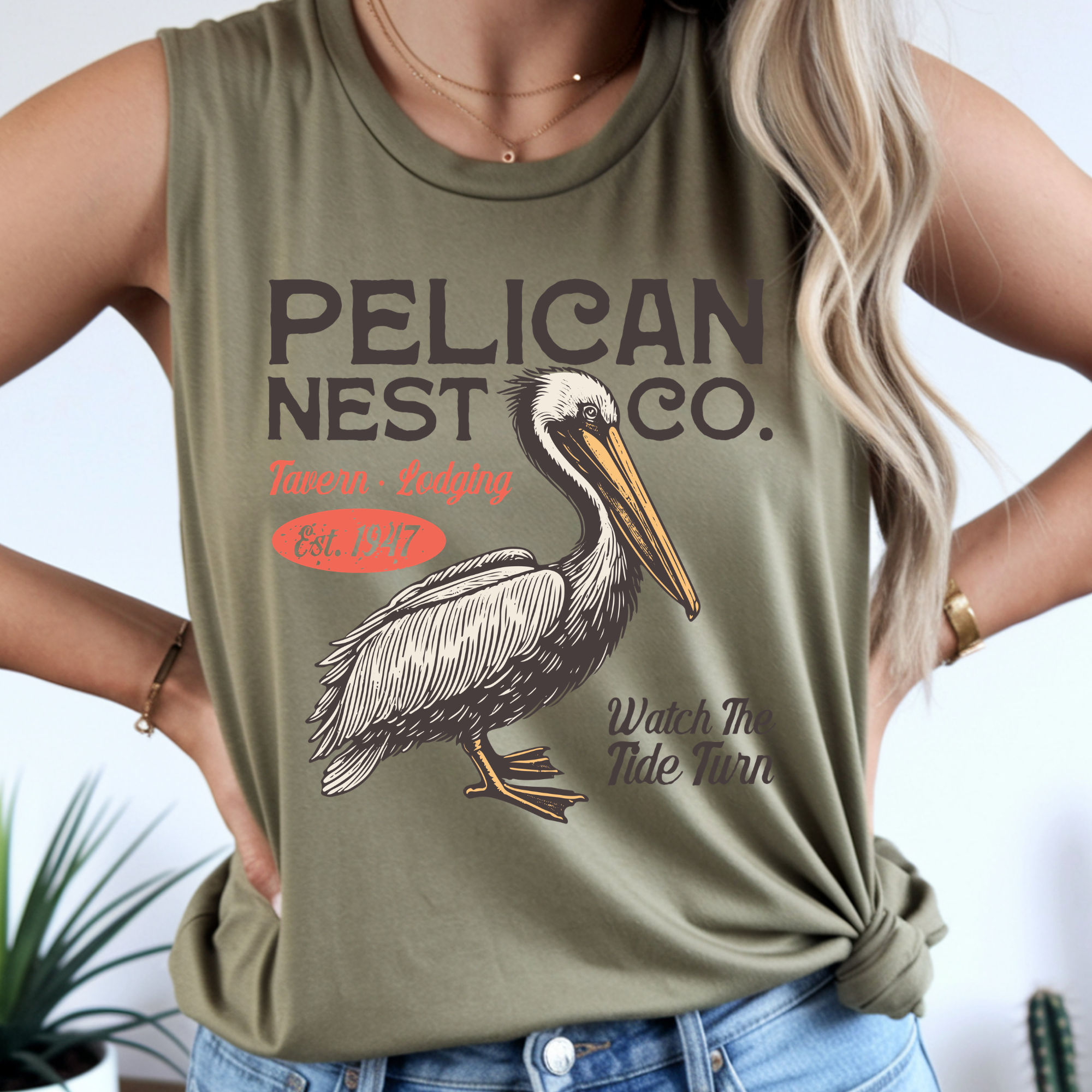 Pelican Nest DTF Transfer