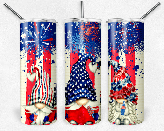 American Gnomes TRANSFER or FINISHED Tumblers