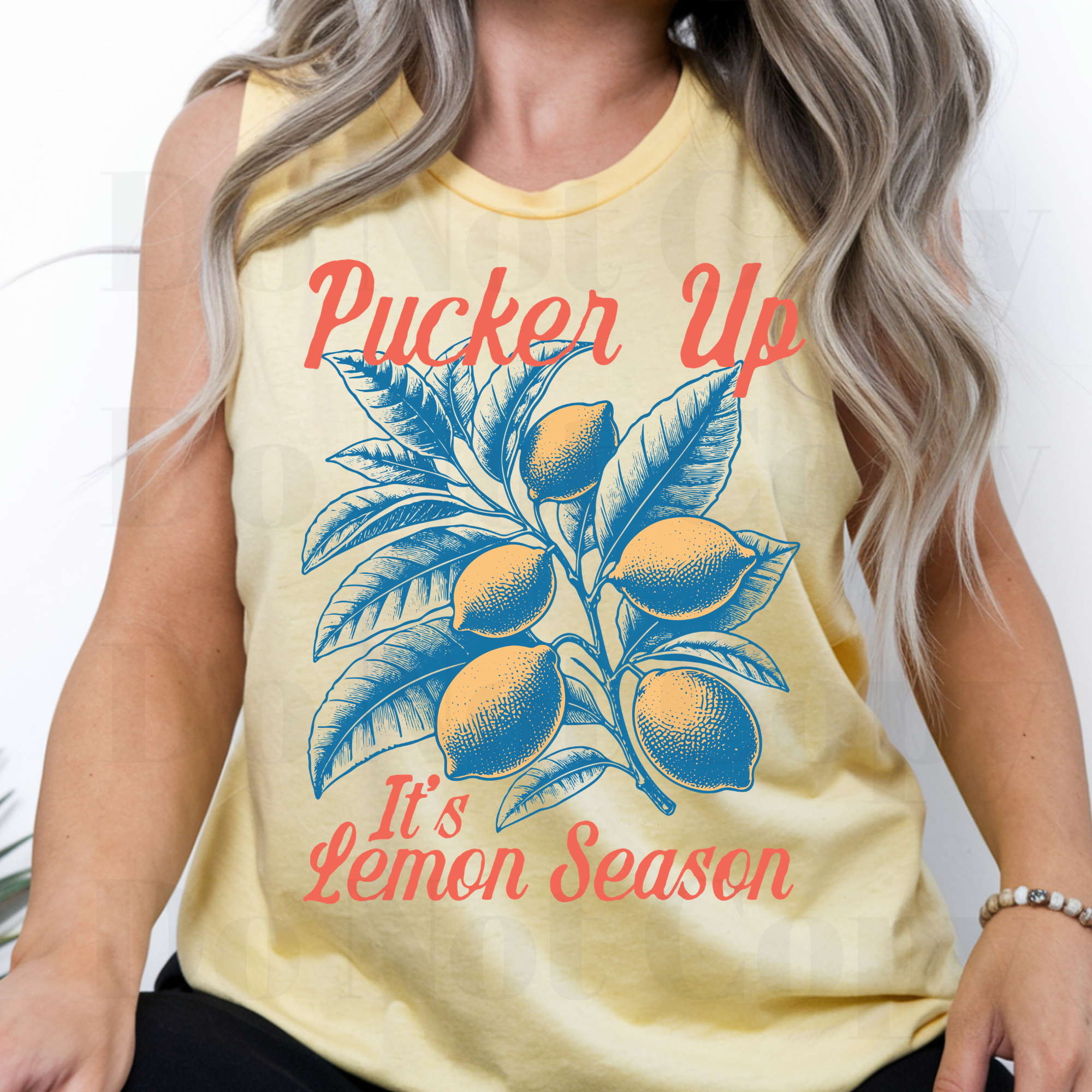 Pucker Up It's Lemon Season DTF Transfer
