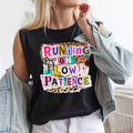 Running on Low Patience Scrapbook collage DTF Transfer