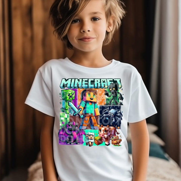 MineCraft Character Graphic DTF Transfer