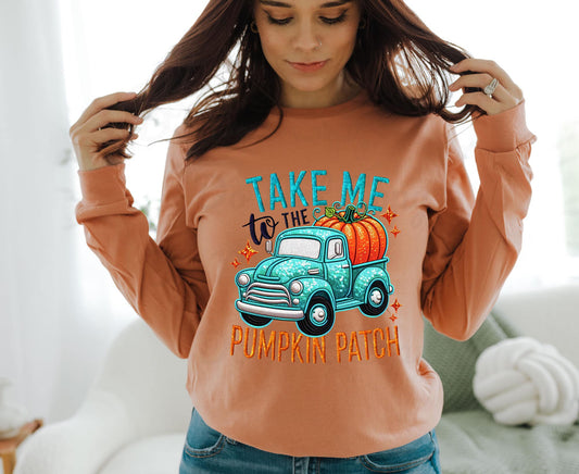 Take Me to the Pumpkin Patch DTF Transfer