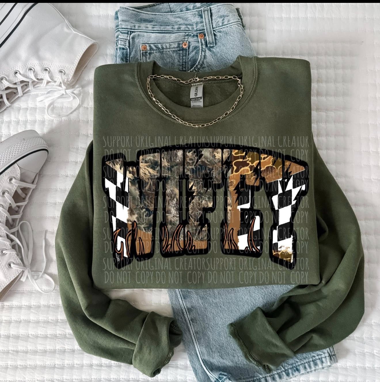 Camo Wifey DTF Transfer