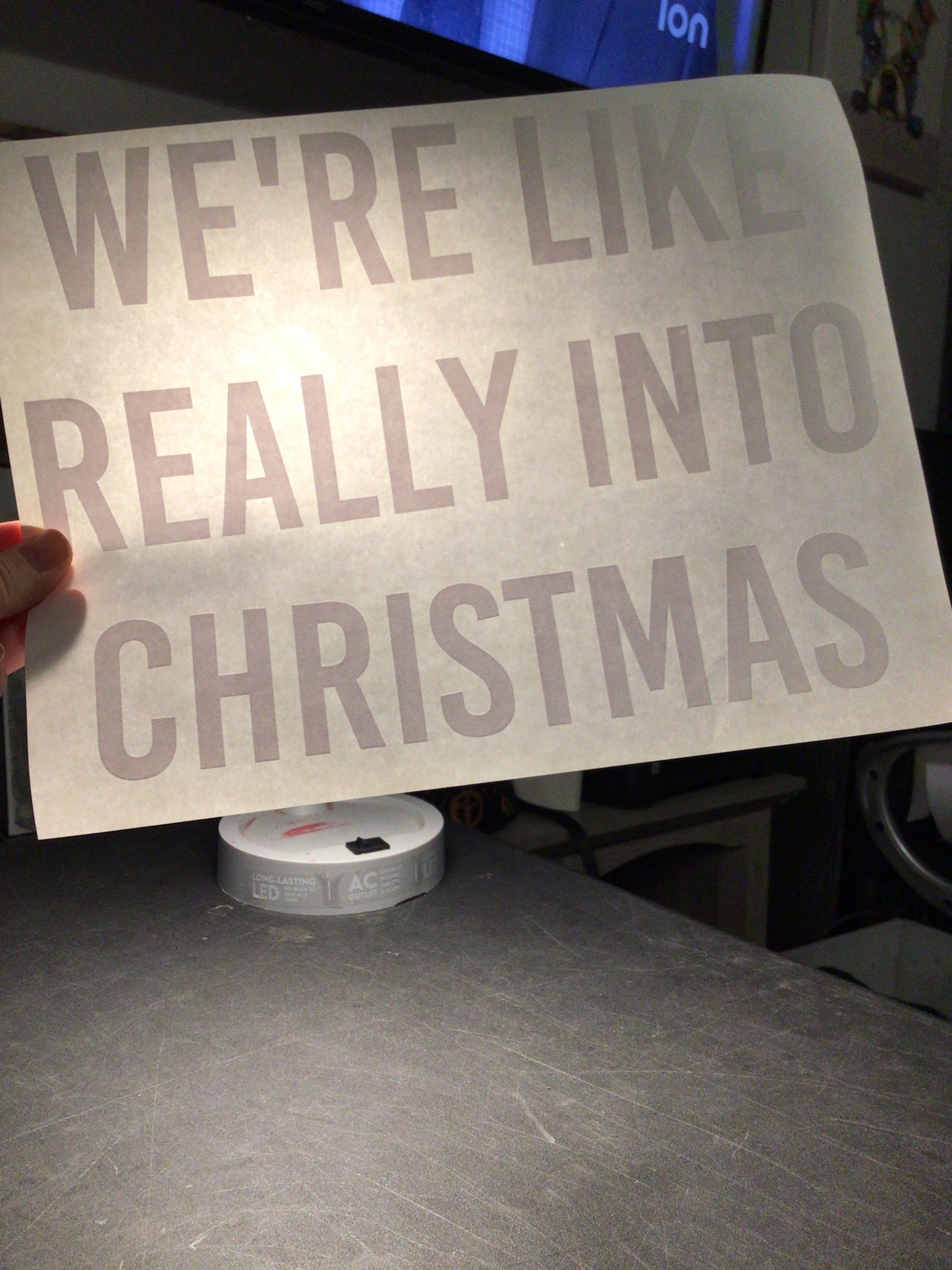 Were Like Really into Christmas….Youth Screen Print