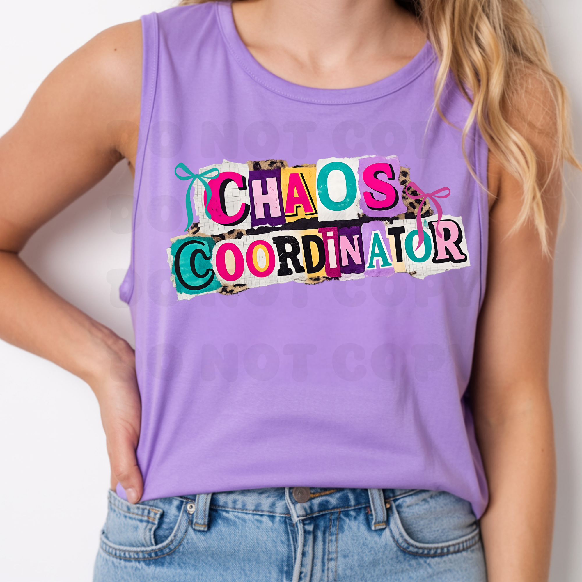 Chaos Coordinator Scrapbook collage DTF Transfer