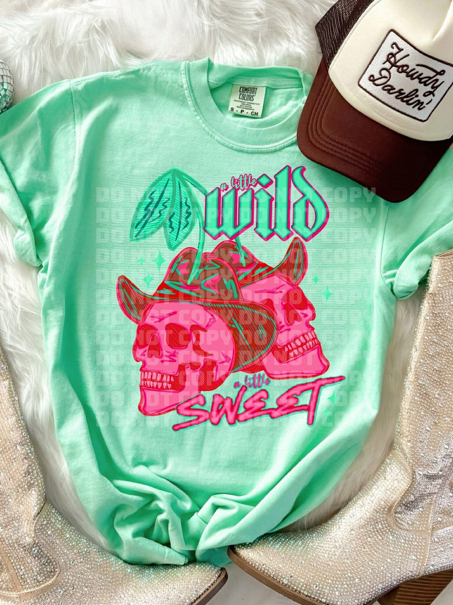 A Little Wild a Little Sweet DTF Transfer