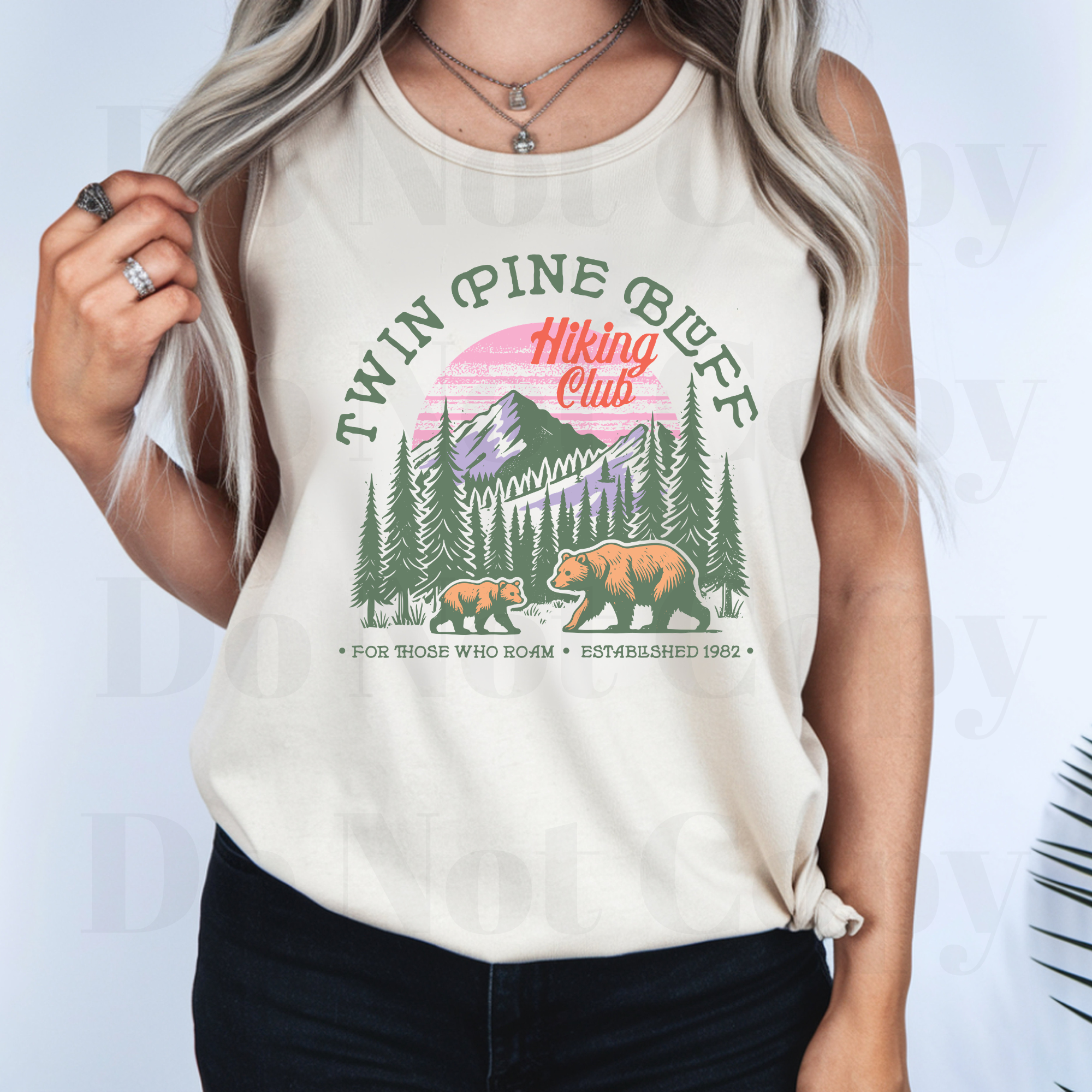 Twin Pine Bluff DTF Transfer