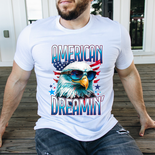 American Dreamin Eagle DTF Transfer