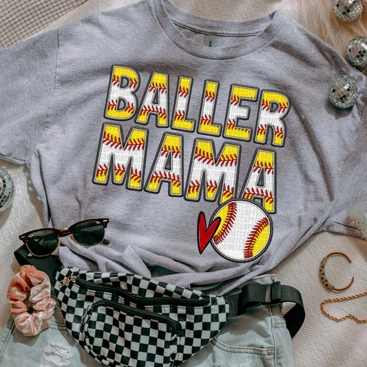 Baller Mama DTF Transfer