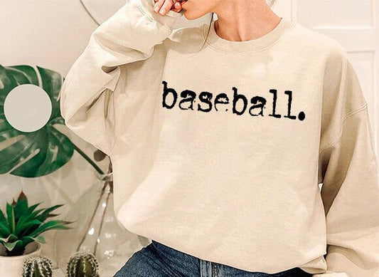 Baseball Typography (2 to a Sheet) DTF Transfer