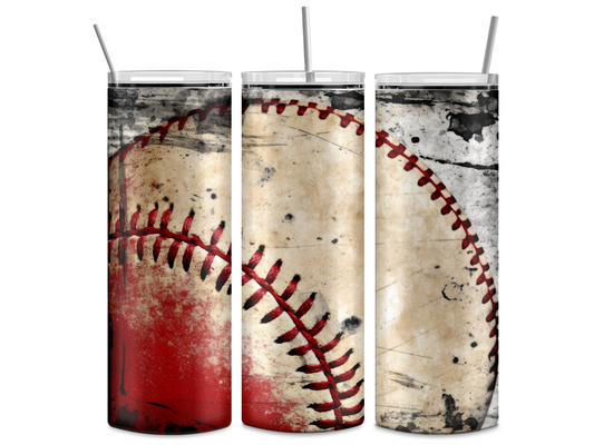 Rustic Baseball Sublimation Transfer or Finished Tumbler