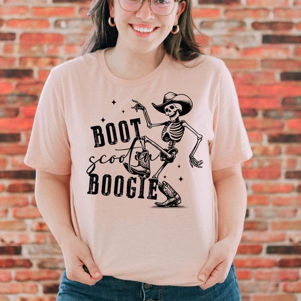 Boot Scootin' Boogie (BLACK INK) DTF Transfer