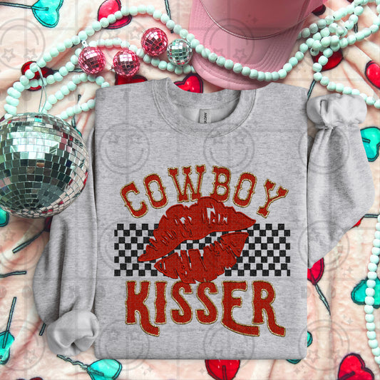 Cowboy Kisser DTF Transfer