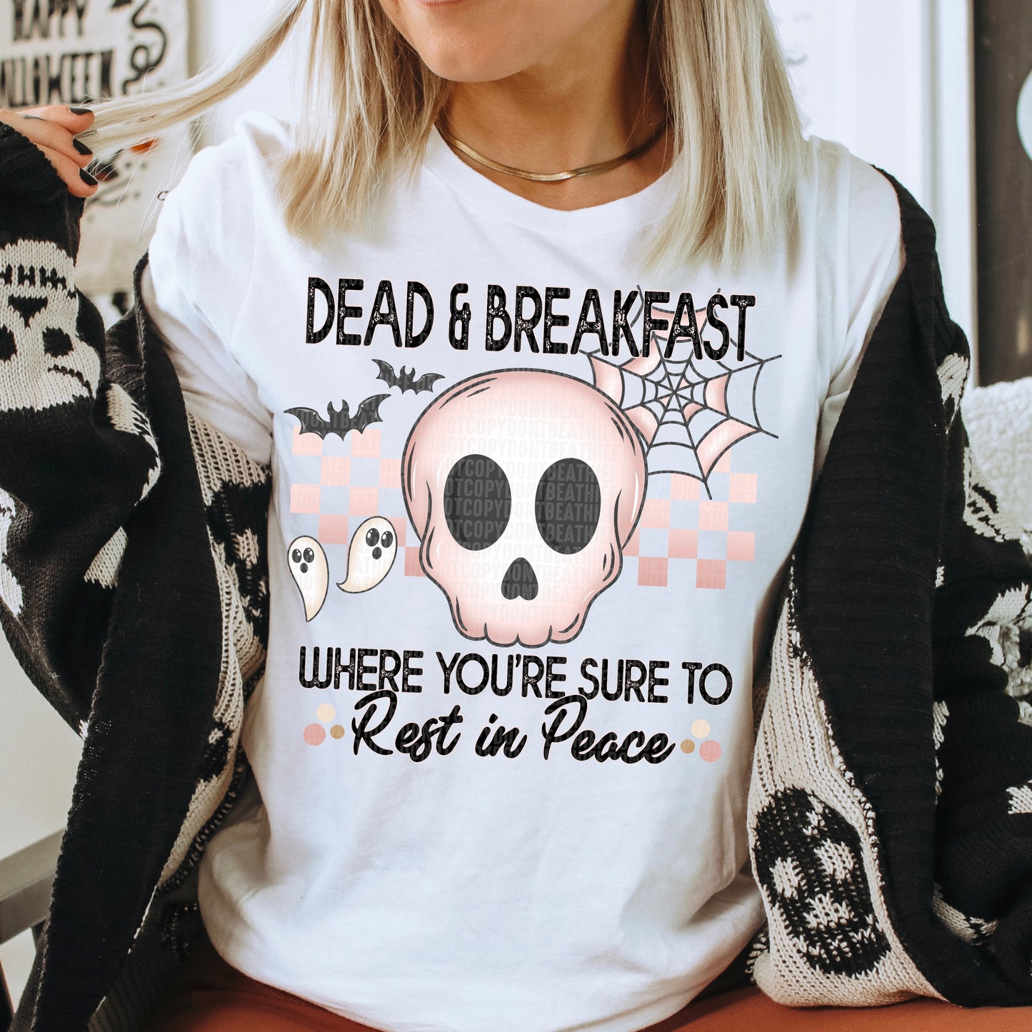 Dead and Breakfast DTF Transfer