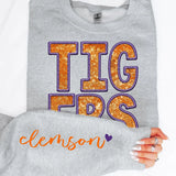 College Embroidery Sequin SET DTF Transfer