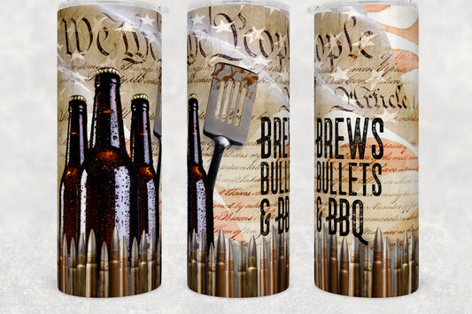 Brews Bullets and BBQ Transfer or Finished Cup