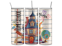 Homeschool Mama Tumbler Transfer or Finished Cup