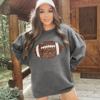 Faux Sequin Football DTF Transfer