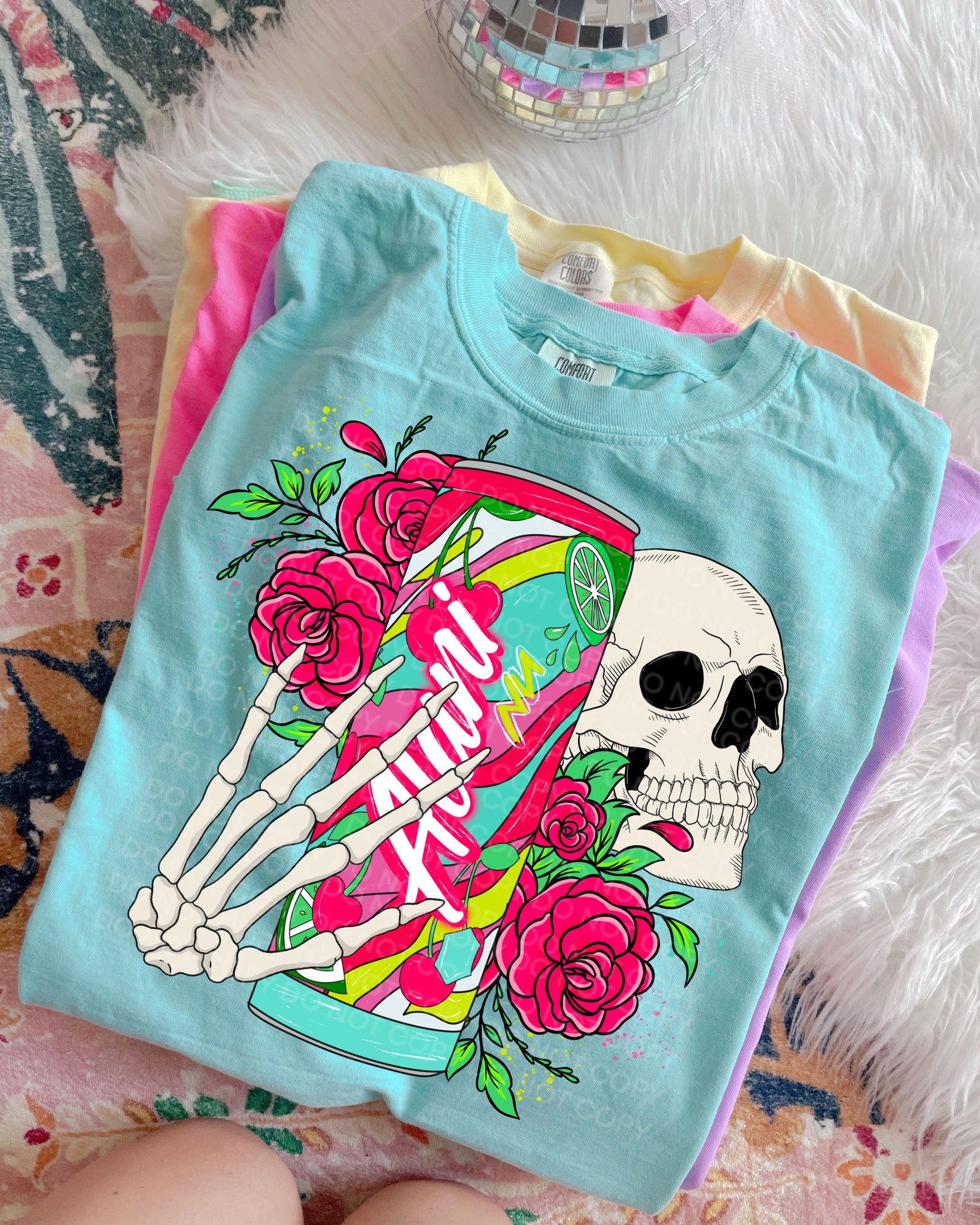 Pink Alani Skelli DTF Transfer