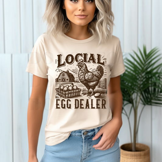 Local Egg Dealer DTF Transfer