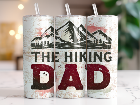 The Hiking Dad TRANSFER or FINISHED Tumblers