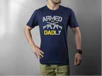 Armed and Dadly Guns DTF Transfer