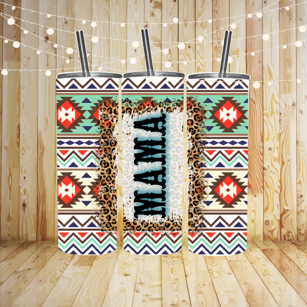 Aztec Mama Tumbler Transfer or Finished Cup