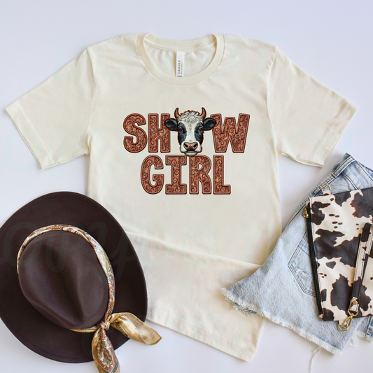 Show Girl- Black Cow DTF Transfer