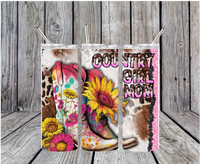 Country Girl Mom Sublimation TRANSFER or FINISHED Tumblers