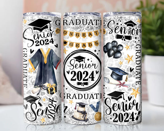 2024 Graduate Tumbler Transfer or Finished Cup