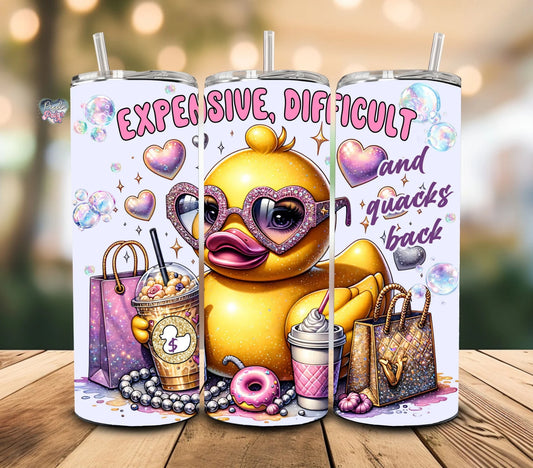 Expensive Difficult and Quacks Back Sublimation Transfer or Finished Tumbler