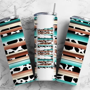 Mama Serape Cow Sublimation TRANSFER or FINISHED Cup