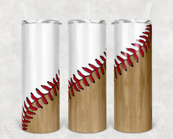 Baseball Tumbler Transfer or Finished Cup