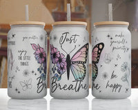 Just Breathe Butterfly UV DTF