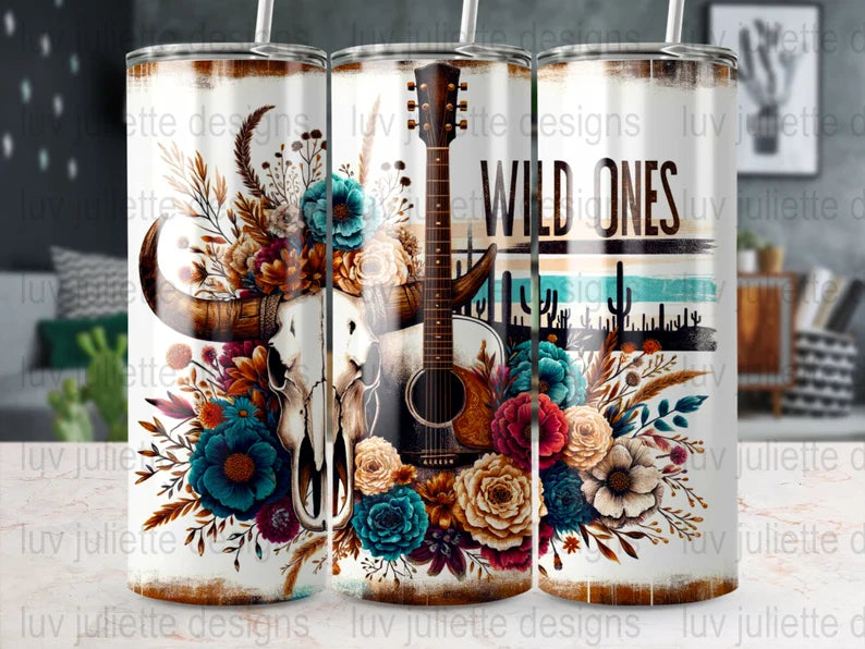 Wild Ones Sublimation Transfer or Finished Tumbler