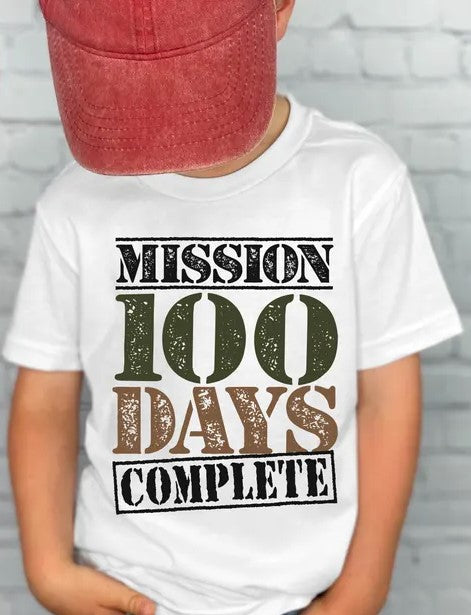 Mission 100 Days of School DTF Transfer