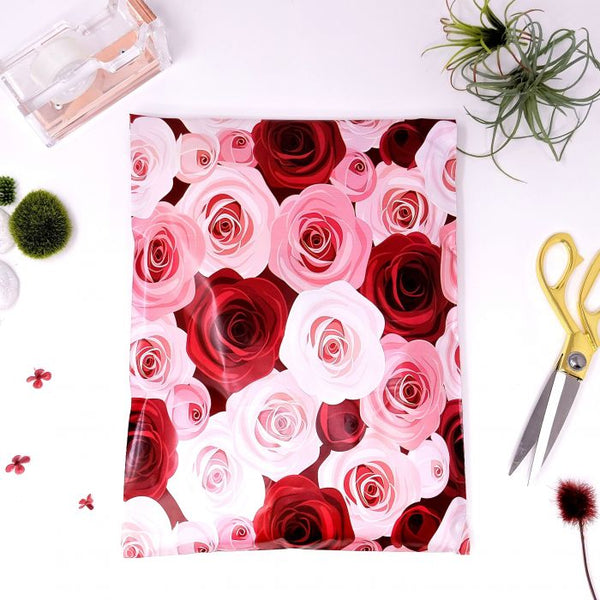 Valentines Roses Poly Mailers