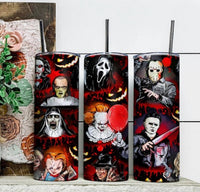 Pennywise Horror Sublimation Tumbler Transfer