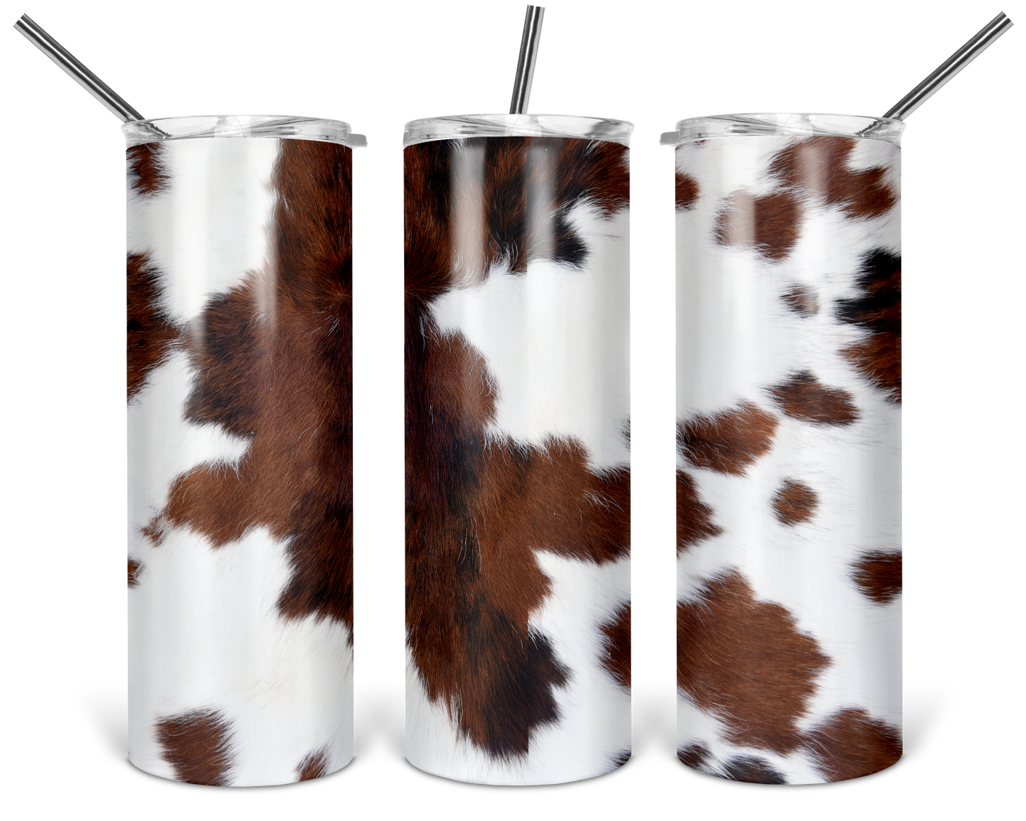 Cow Hide Sublimation Transfer or Finished Tumbler