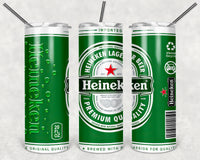 Heineken Sublimation Tumbler Transfer