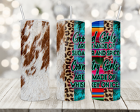 Country Girls Sublimation Transfer or Finished Tumbler