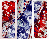 Stars and Stripes Sublimation Tumbler Transfer